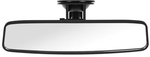 QWORK® 245 X 70 MM Specchietto retrovisore per istruttore di guida, universale con ventosa, rotazione a 360°, visione grandangolare