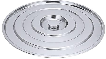 Colcolo Coperchio in Acciaio Inox per Pentole E Padelle, Ideale per Barbecue, Ristoranti E Picnic, Diametro interno 40 cm