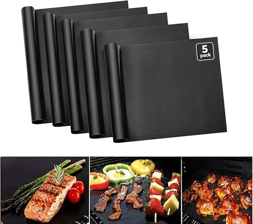 Byitin Alfombrilla para parrilla de barbacoa de 40 x 50 pulgadas