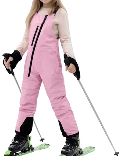 Pantaloni da neve per bambini impermeabili - Bavaglini da neve isolati regolabili | Tuta impermeabile invernale in cotone, capispalla caldo per bambini, snowboard, escursionismo, arrampicata, sport, a