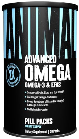 Animal Advanced Omega 3 Fish Oil Supplement for Men & Women | 30 Pill Packs