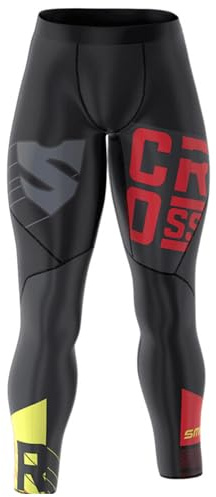 SMMASH Pantaloni A Compressione Pantaloni da Corsa per Uomo Leggings Lunghi Leggings Sportivi per Uomo Tecnologia di Seconda Pelle Traspirante Pantaloni da Corsa