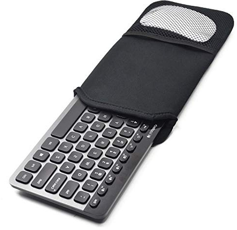 Wommty Neoprene Dust Cover Carrying Case Protector Sleeve Skins Pouch Bags for Apple Wireless Bluetooth Keyboard MC184LL/B MC184CH and MLA22LL/A and Logitech Easy-Switch K810 / K811