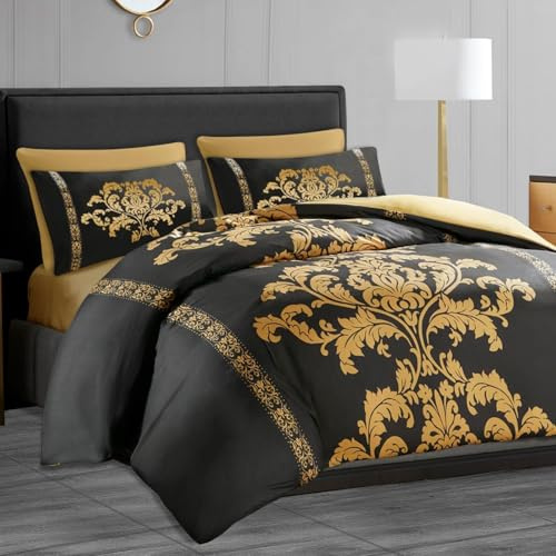 Lazzaro King Size Duvet Cover Sets Premium Microfiber Kingsize Duvet Cover Sets Ultrasoft Hypoallergenic Reversible Quilt Cover Bedding Set With Zipper Closure