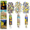 3 Pack Mini Jigsaw Puzzles 150 Pieces for Adults Small Jigsaw Puzzle 6 x 4 Inches Entertainment Toys For Home Decor (Mona Lisa, Peach Tree, Cafe Terrace)