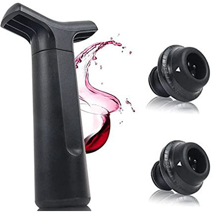 TopHomer Vin vakuumpump och propp vinsparare flaskpropp återanvändbar ölpump för vin öl champagnealkohol