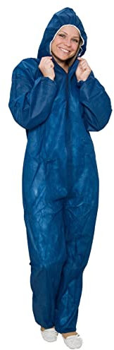 10/50/100 tute monouso in PP, S-XXXL, set risparmio | Maleroverall Tuta protettiva per tutto il corpo, XL, 10 pezzi