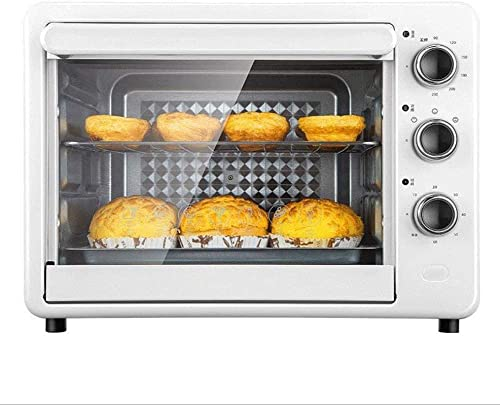 Mini Oven Free Standing Oven Small (Grill Oven + Convection Oven)， Mini Oven Electric， Small Oven For Rolls， Chicken， White Useful