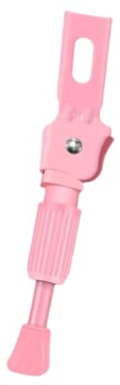 QSTDGVPW Fahrradständer Kinderfahrradständer Hinterradmontage Seitlicher Hinterradständer Einstellbar, rosa 12 Zoll