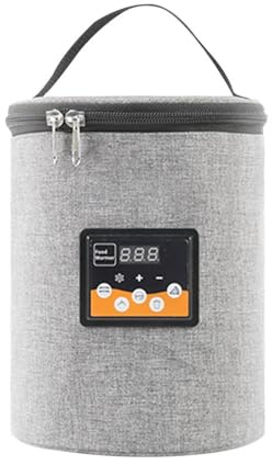 Calentador de biberones, calentador de biberones con pantalla electrónica de temperatura, calentador de biberones, calentador de biberones portátil para alimentación nocturna