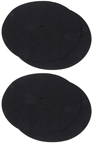 VILLCASE 4stücke Antistatische Schallplattenmatte Vinyl Schutzmatte Für Plattenspieler Schallplatten Schutzunterlage Leicht Und Einfach Zu Handhaben