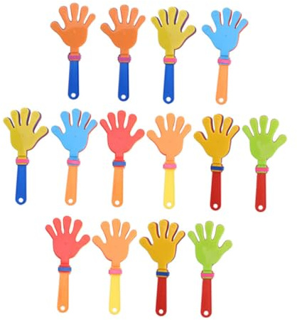 Cabilock Badajo De Mano Pequeño 20 Piezas Plástico Colores Surtidos Juguete Para Hacer Ruido Para Fiestas Cumpleaños Carnaval Eventos Deportivos