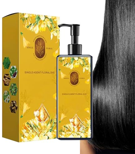 Nourishing Hairs Colour, Hair Colour, Shampoo, Hair Dye, Natural Plant Extract, Hair Dye, Gentle Long-Lasting Hair Colour for Adults