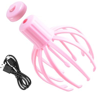 Massaggiatore Cuoio Capelluto Polpo Design Elettrico Portatile Ricaricabile