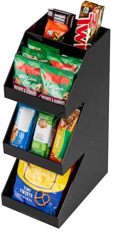 Mind Reader Coffee Tea Utensil and Condiment Station, Countertop Organizer, Coffee Bar, Kitchen, 6L x 9W x 16H, Black