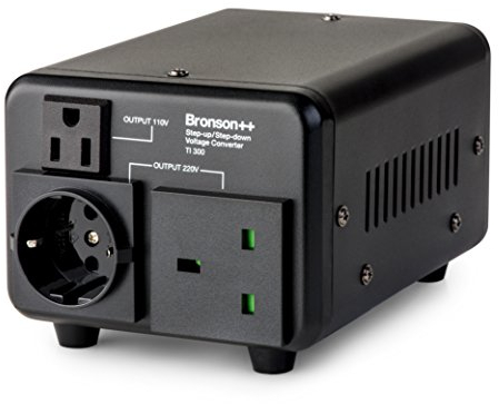 Bronson++ TI 300 - Transformateur 110 Volts Convertisseur USA Toroïdal 300 Watts - Entrée/Sortie 220V/110V Réversible Bronson 300W