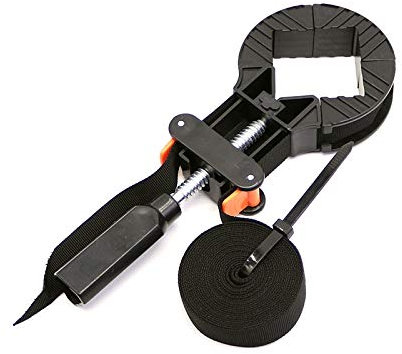 Morsetti rapidi regolabili per legno Morsetto per falegname Morsetto per fermagli 90 gradi angolo retto Utensili manuali Morsetti con cinghia lunga 4M