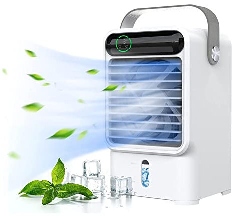 VVLXRIC Condizionatore Portatile Mini Display Digitale Regolabile Condizionatore D Aria Silenzioso Durevole Rinfrescatore D Aria Ad Acqua per L'Home Office