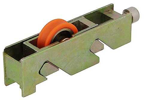 Amig - Cuscinetto Finestra Scorrevole | Set di 2 unità | Dimensioni 75 x 15 mm | Custodia Metallica Regolabile | Cuscinetto a Sfere | Progettato per Finestre Scorrevoli | Acciaio Bicromatato