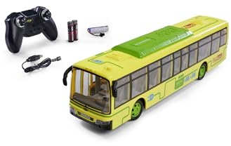 Carson 500404282 Electric City Bus 2.4GHz 100% RTR - 100% fahrfertig, Spielzeugbus, Spielzeugauto, ferngesteuertes Auto, für Kinder ab 8 Jahren, Fahrzeit ca. 60 min, Bunt