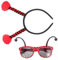 SAFIGLE MarienkäFer KostüM Set：Haarreif Mit Ohren Und Brille, Diy Party ZubehöR FüR Erwachsene Und Kinder, Karneval Und Halloween - Auffälliges Marienkäfer Kostüm für Frauen und Erwachsene