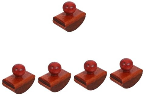 Lurrose 5stücke Holz Rocker Blotter Schnelltrocknendes Werkzeug Für Tinte Und Kalligraphie Tragbar Absorbiert Überschüssige Tinte Für Schreibarbeiten Und Kunstprojekte