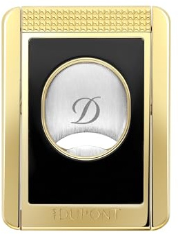 S.T. Dupont 003553 cigarrskärare och bänk svart/guld