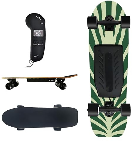 Giuggiolared Planche de Skate électrique Skateboard électrique Adulte Longboard électrique Double Moteur 45km/h 26km portée 30% Pente 2-3h Charge 330lbs Poids Max 85cm Longueur D