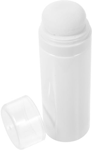 WATIIFUFU Botella de Polvos de Talco para Bebés Portátil de Plástico Blanco con Aplicador Fácil de Limpiar Adecuado para Después del Baño y Cumpleaños Color Aleatorio