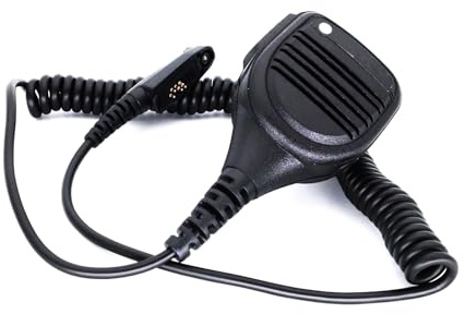Buxuaaaa Professionella högtalare mikrofon uppgraderingar handsfree radio mikrofoner axel handmikrofon för GP338plus GP328plus Walkies Talkies Mic