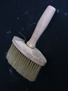 Kalk-Laden Pinsel Oval 135 x 65 mm Weiße Naturborsten