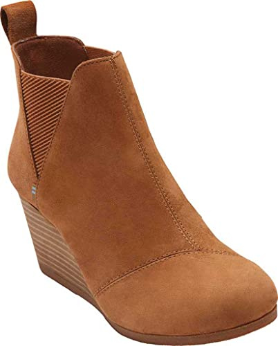 TOMS womens Kelsey Fashion Boot, Tan, 8.5 US