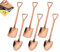 Ancuioyz Stainless Steel Coffee Latte Spoon, Teaspoon, Ice Cream Spoon, Dessert Spoon, Shovel-Shaped Mixing Spoon Cutlery Set (6 Pieces)
