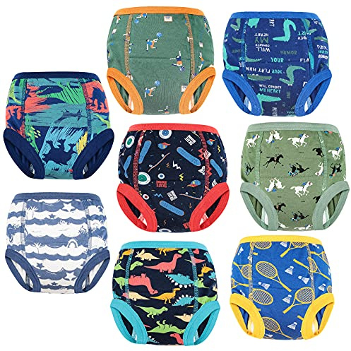 FLYISH DIRECT Calzones de Entrenamiento niño de Algodón Pañal de Aprendizaje Bragas de Aprendizaje 2 años