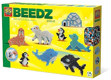 SES Creative 06203 Iron on Beads-Arctic Animals