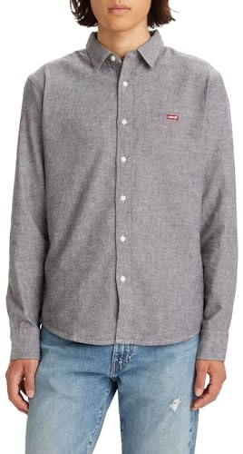 Levi's herr Ls battery Hm shirt slim fritidsskjorta (1-pack)