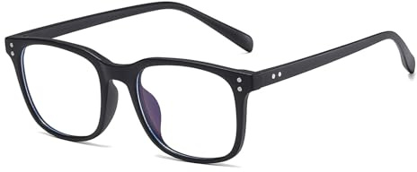 LJCZKA Occhiali Luce Blu Quadrati TR90 per Donna Uomo Antiriflesso