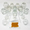 16x Glas Feuer Schröpfen Set mit Zubehör