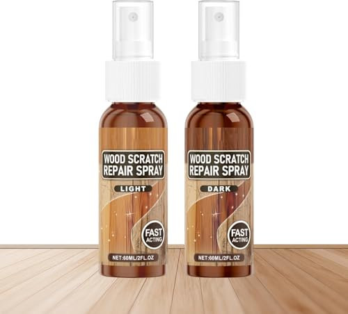 ycezw Removedor de arañazos en parquet,removedor de arañazos en madera - Reparación de arañazos por pulverización de mesa | El spray restaurador de muebles llena los arañazos, y protege los