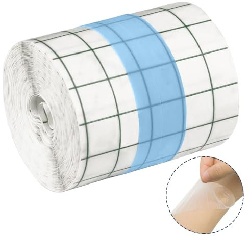 Bandages de tatouage imperméables pour les plaies - 4,8 cm x 4,8 m - Film transparent pour la guérison - Fournitures de douche et de natation (4,8 cm x 4,8 m)