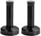 Stainless Steel Door Stop 2Pcs with Rubber Bumper Tips - Wall Mounted Noise Reducing Door Stopper, 7.5cm Heavy Duty Door Holder Protects Walls, Handles & Paint (Silver)