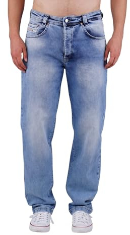 Picaldi® Zicco 472 Jeans | Loose & Relaxed Fit | Karottenschnitt Hose | Lässig & Locker Geschnitten (W38/L32, Del Rio)