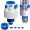 Abfluss Waschmaschine Adapter WISIRENT, 5 und 1 Waschmaschinen Anschluss Abfluss Anschluss-Sets für Waschmaschinen Trockner, Vielseitig Geschirrspüler Waschmaschine Abfluss Adapter für Geschirrspüler