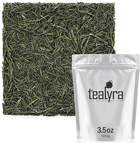 Tealyra - Gyokuro Shizuoka Premier - Japanese Green Tea -Loose Leaf Tea - Caffeine Level Medium - 100g