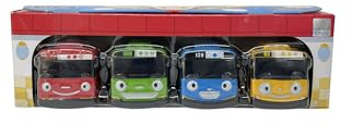 Tayo Gani Lani Rogi - The Little Bus Tayo Special Metal Vehicles Set 4pcs