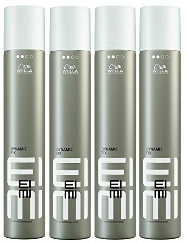 4er Dynamic Fix EIMI Wella Professionals 45 Seconds Styler Haarspray je 500 ml = 1000 ml