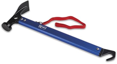 Kampa Camping Hammer - Swiss Hammer - Zeltzubehör - Camping Zubehör - Multifunktionshammer - Reise Gadgets - Blau