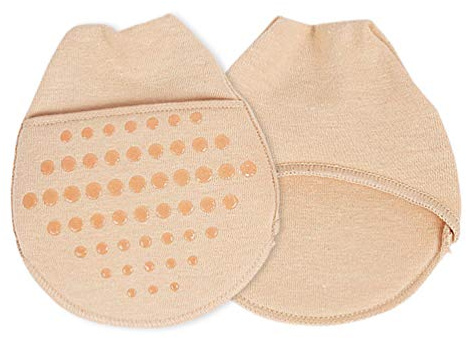 EXCEART 2 Paires de Coussinets Avant-Pied Coussinets Métatarsiens Doux Antidérapant Boule de Coussins de Pied Chaussettes Avant-Pied Inserts de Chaussures pour Dame Femmes Soulagement de