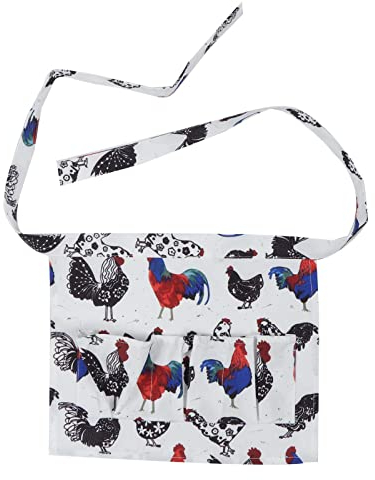 Cikonielf Eier mit Mehreren Taschen, die eine Sammelschürze für Hühnerenten-Knickenten-Eier-Bauernhaus-Vorräte sammeln(S)