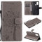 Zchen Coque pour Oppo A53s, Etui Pochette PU Cuir Portefeuille Housse Clapet Folio Livre Pliable Couvercle Rabattable pour Oppo A53s/Oppo A53 (Chat-Gris)